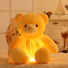 Load image into Gallery viewer, 50cm Creative Light Up LED Teddy Bear Stuffed Animals Plush Toy Colorful Glowing   Christmas Gift for Kids Pillow