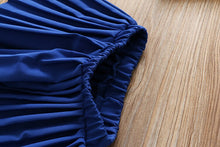 Load image into Gallery viewer, HE Hello Enjoy Baby Girl Boutique Set Preppy Style Sailor Moon Bow Tops+Blue Pleated Skirt Suit Kids Girls Clothes Children