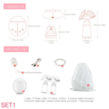 Load image into Gallery viewer, Electric breast pump unilateral and bilateral breast pump manual silicone breast pump baby breastfeeding accessories