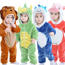 Load image into Gallery viewer, Baby Rompers Toddler Animal Jumpsuit Infant Clothes Pyjamas Kids