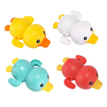 Load image into Gallery viewer, Summer2020 Bathroom Bath Shower Baby Clockwork Swimming Children Play Water Cute Little Yellow Duck Bathing Bathtub Toys For Kid