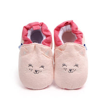 Load image into Gallery viewer, Cartoon Fox Baby Girls Winter Warm First Walkers Cotton Children Home Shoes Kids Toddler Slippers Baby First Walkers Moccasins