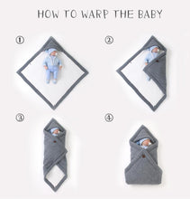 Load image into Gallery viewer, Winter Baby Sleeping Bags Warm Infant Envelopes Stroller Knitted Cocoon for Newborns Bebes Swaddle Wrapper Sleep Sack Schlafsack