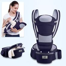 Load image into Gallery viewer, New 0-48 Month Ergonomic Baby Carrier Infant Baby Hipseat Carrier 3 In 1 Front Facing Ergonomic Kangaroo Baby Wrap Sling