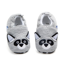 Load image into Gallery viewer, Cartoon Fox Baby Girls Winter Warm First Walkers Cotton Children Home Shoes Kids Toddler Slippers Baby First Walkers Moccasins