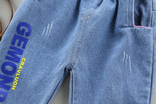 Load image into Gallery viewer, Fashion baby boys clothes spring children clothing gentleman baby boy striped shirt+jeans 2pcs set Newborn baby boy clothes