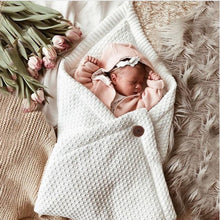 Load image into Gallery viewer, Winter Baby Sleeping Bags Warm Infant Envelopes Stroller Knitted Cocoon for Newborns Bebes Swaddle Wrapper Sleep Sack Schlafsack