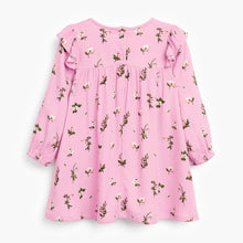 Load image into Gallery viewer, V-TREE Cute Baby Girl Dresses Floral Printed Toddler Kid Long-sleeved Dress Children Clothing