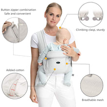 Load image into Gallery viewer, Baby Carrier Natural Cotton Ergonomic Baby Carrier Backpack Carrier Kangaroo Baby Sling Easy Wearing  Newborn Infant Toddler
