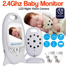 Load image into Gallery viewer, VB601 Baby Monitor 2 inch BeBe Baba Electronic Babysitter Radio Video Nanny Camera Night Vision Temperature Monitoring 8 Lullaby
