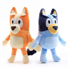 Load image into Gallery viewer, 1Pair 28CM Soft The Dog Bingo Family Plush Dolls Cartoon Movie Toy Blue Bingo Stuffed Plush Toy Gifts For Kids
