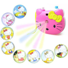 Load image into Gallery viewer, 1pcs Cute Hello Kitty Light Projection Children Educational Toys For Kids Projection Cartoon Pattern Camera Children Gift
