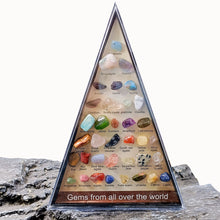 Load image into Gallery viewer, 36 PCS/Box Natural Healing Crystals Mineral Specimens Irregular Tumbled Stones Rock Collection Box
