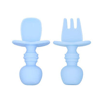 Load image into Gallery viewer, Children&#39;s Tableware Baby Dishes Set Silicone Fork Spoon Set
