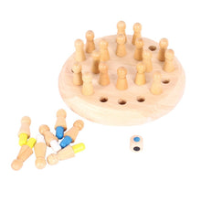 Load image into Gallery viewer, Kids Memory Match Stick Chess Wooden Chess Checkers Board Game Family Party Game Puzzle Baby Educational Toys
