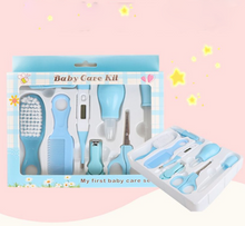 Load image into Gallery viewer, 8pcs/Set Newborn Baby Care Set Kids Nail Hair Health Care Grooming Brush Infant Nursery Cleaning Kit Healthcare Accessories
