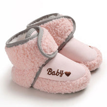 Load image into Gallery viewer, Baby Winter Warm First Walkers Cotton Baby Shoes Cute Infant Baby boys girls shoes soft sole indoor shoes for 0-18M
