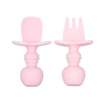 Load image into Gallery viewer, Children&#39;s Tableware Baby Dishes Set Silicone Fork Spoon Set
