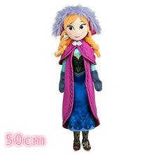 Load image into Gallery viewer, 50 CM Frozen Anna Elsa Dolls Snow Queen Princess Anna Elsa Doll Toys Stuffed Frozen Plush Kids Toys Birthday Christmas Gift
