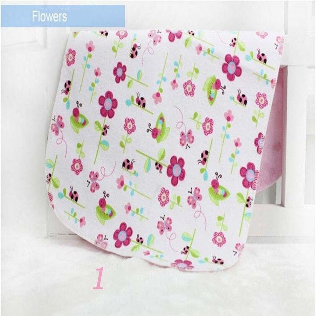 30*45cm Baby Waterproof Urine Pad Two Sides Available Baby Soft Diaper Kid Mat Towel Bedding Changing Absorbent Breathable Cloth