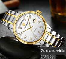 Load image into Gallery viewer, Tevise Men Luxury Golden Automatic Mechanical Watch Men Stainless steel Date Business Wristwatch Relogio Masculino
