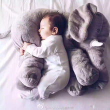 Load image into Gallery viewer, 40CM 60CM 5 Colors Long Nose Plush Elephant Toy Lumbar Elephant Pillow Baby Appress Doll Bed Cushion Kids Toy Gift For Girl
