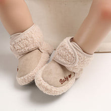 Load image into Gallery viewer, Baby Winter Warm First Walkers Cotton Baby Shoes Cute Infant Baby boys girls shoes soft sole indoor shoes for 0-18M
