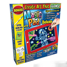 Load image into Gallery viewer, 3D Magic Drawing Pad Luminous Light Drawing Board Graffiti Doodle Tablet Magic Draw with Light Kids Painting Fun Educational Toy
