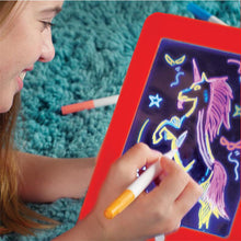 Load image into Gallery viewer, 3D Magic Drawing Pad Luminous Light Drawing Board Graffiti Doodle Tablet Magic Draw with Light Kids Painting Fun Educational Toy
