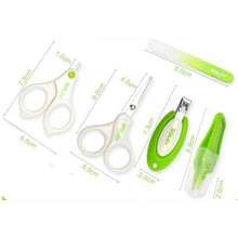 Load image into Gallery viewer, 5 PCS/Set Baby Nail Scissors Set Nail Clippers Trimmer Newborn Baby Nail Clipper Safe Scissors Nail Care Suit Baby Care Product
