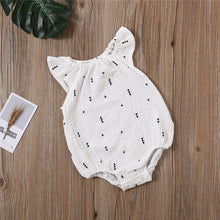 Load image into Gallery viewer, 0-24M Newborn Baby Girls Bodysuit Summer Infant Sleeveless Girls Print One-piece Jumpsuit Baby Cotton Linen Soft Clothes Outfits
