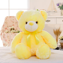 Load image into Gallery viewer, 50cm Creative Light Up LED Teddy Bear Stuffed Animals Plush Toy Colorful Glowing   Christmas Gift for Kids Pillow
