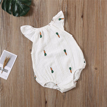 Load image into Gallery viewer, 0-24M Newborn Baby Girls Bodysuit Summer Infant Sleeveless Girls Print One-piece Jumpsuit Baby Cotton Linen Soft Clothes Outfits
