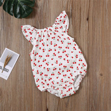 Load image into Gallery viewer, 0-24M Newborn Baby Girls Bodysuit Summer Infant Sleeveless Girls Print One-piece Jumpsuit Baby Cotton Linen Soft Clothes Outfits
