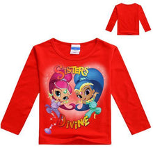 Load image into Gallery viewer, Kids Student Cotton Tops Sports Casual Tees Sweater Children Hoodie Long Sleeved T-Shirt Baby Girls T Shirt
